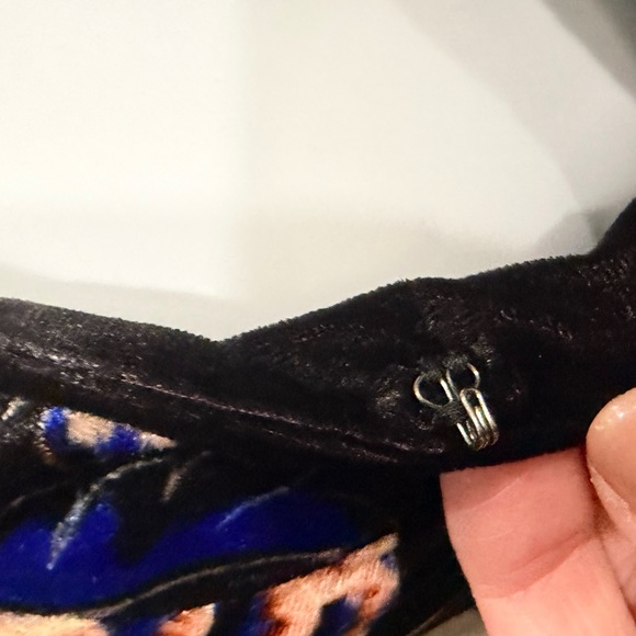 Farm Rio Black Arabesque Mix Scarves Wrap Mini Dress, XS - Picture 12 of 13